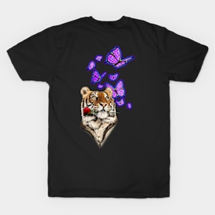 Don't Mess With A Lady Tiger! Self-Empowerment T-shirts for Women! T-Shirt